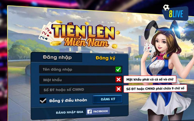 Hướng dẫn cách chơi tiến lên miền Nam 8Live Hướng dẫn cách chơi tiến lên miền Nam 8Live