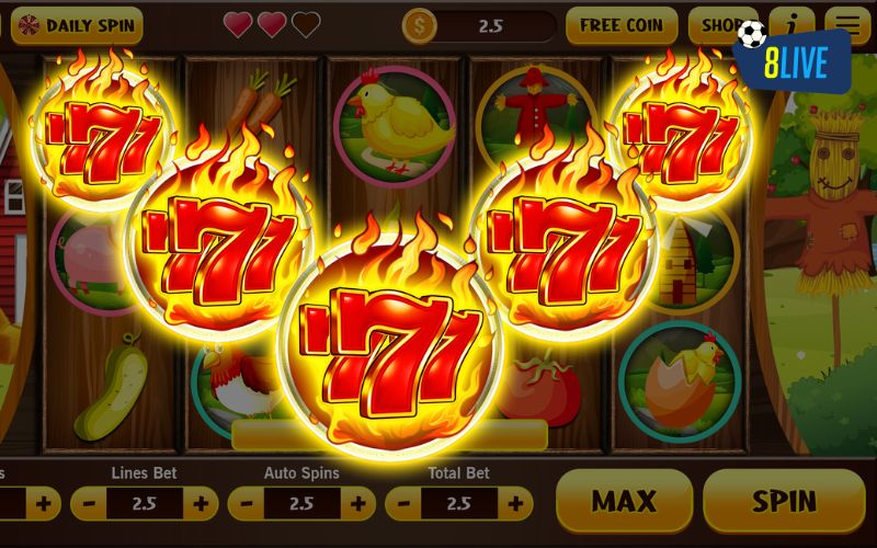 Video Slots 5 cuộn hiện đại 8live